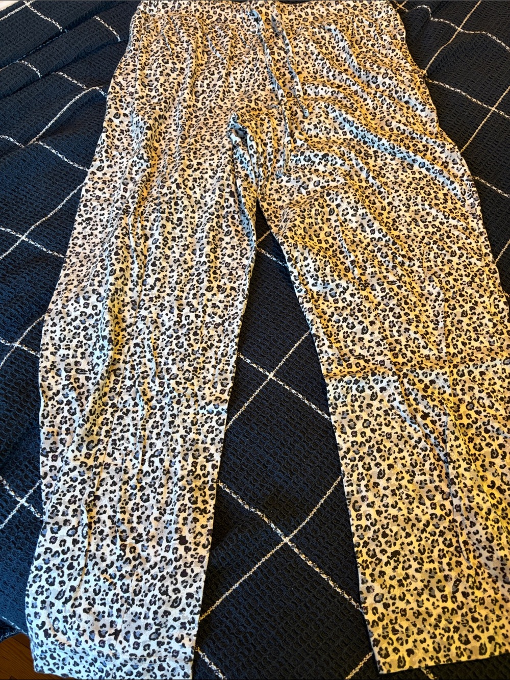 Women’s Cotton Animal Print Lounge Pants - Leopard